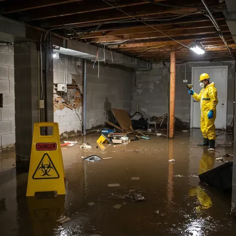 Flooded Basement Electrical Hazard in Townshend, VT Property